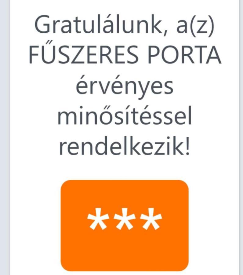 Fuszeres Porta Mihalyfa Exterior foto